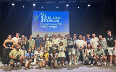 Isidre Tenas a la 40e Festa de l’Esport de Palafrugell